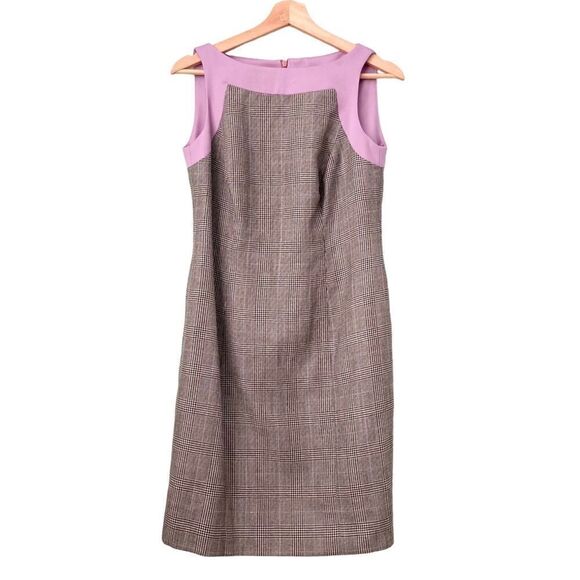 Dara Lamb Haute De Gamme Shift Dress Made in USA 100% Silk Size See Measurements - Picture 1 of 7